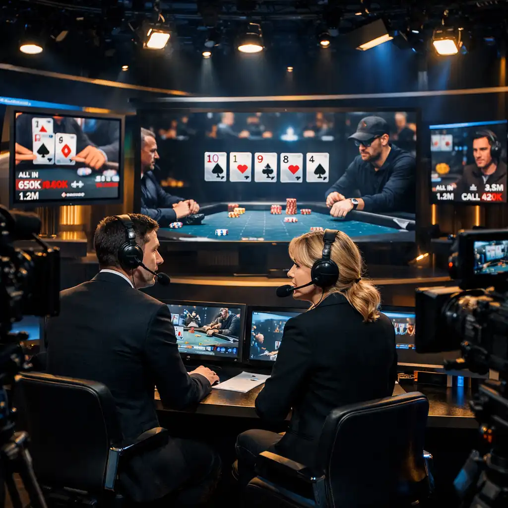 Pokerové streamovací studio