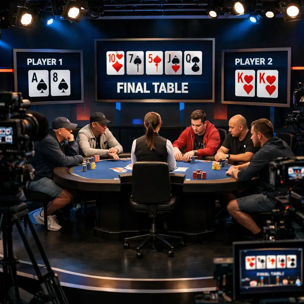 Finálový stůl pokerového turnaje