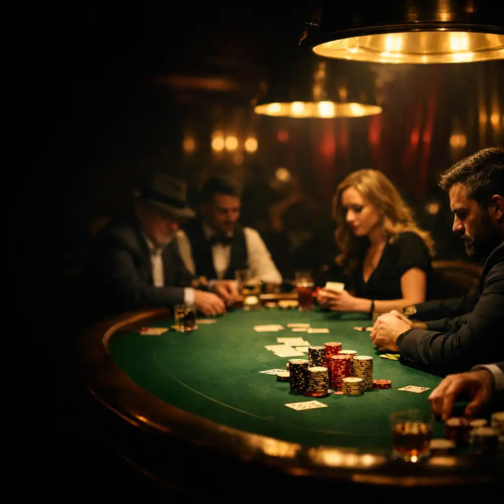 Pokerový turnaj v luxusním prostředí kasina